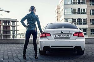 Девушка на BMW