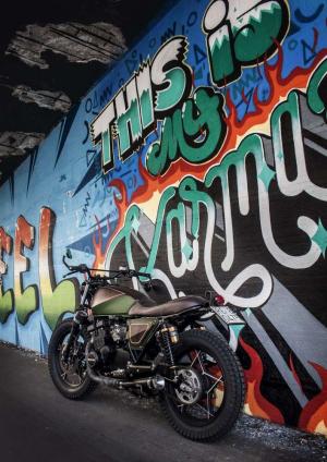1980 Suzuki GSX400F Tracker Wood by Shaka Garage Bari