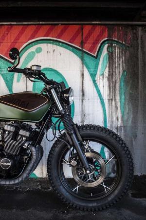1980 Suzuki GSX400F Tracker Wood by Shaka Garage Bari