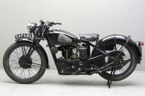 Старинный байк Velocette KTS 1936 года выпуска
