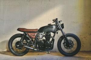 1975 Honda CB550 Fade To Black by Federal Moto