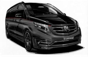 Mercedes-Benz V-Class Black Crystal от компании Larte Design представят на ближайшем мотор-шоу в Женеве