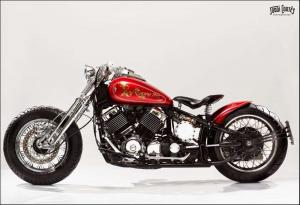 2014 Yamaha 650 Dragstar by Mad Crow Garage