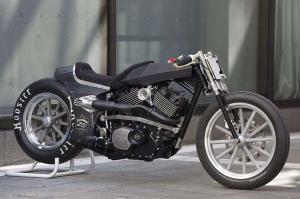 Кастомный мотоцикл Custom Works Zon Zonnevlek на основе Harley-Davidson Street 750