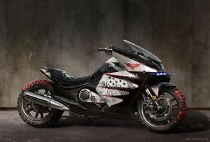 Концептуальный мотоцикл Honda Vultus от студии Jakusa Design
