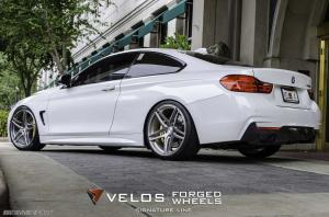 2014 BMW 435i on Velos Designwerks Wheels
