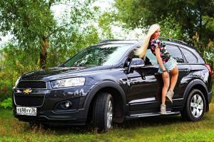 За рулем большой красотки