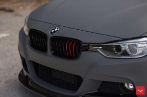 2016 BMW 328i Sedan on Vossen Wheels VFS-6)