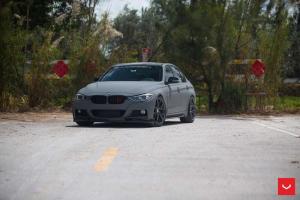 2016 BMW 328i Sedan on Vossen Wheels VFS-6)