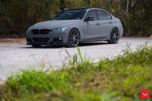 2016 BMW 328i Sedan on Vossen Wheels VFS-6)