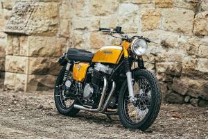 Rawhide Cycles: кастом Honda CB750 Golden Goose