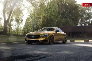 Тюнинг-ателье Impressive Wrap представило «золотой» Mercedes-Benz S500 Coupe