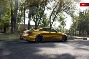 2016 Mercedes-Benz S500 Coupe by Impressive Wrap on Zito Wheels Zito ZS03)