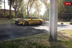 2016 Mercedes-Benz S500 Coupe by Impressive Wrap on Zito Wheels Zito ZS03)
