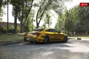 2016 Mercedes-Benz S500 Coupe by Impressive Wrap on Zito Wheels Zito ZS03)