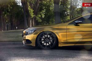 2016 Mercedes-Benz S500 Coupe by Impressive Wrap on Zito Wheels Zito ZS03)
