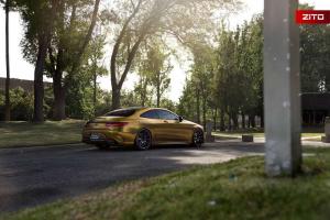 2016 Mercedes-Benz S500 Coupe by Impressive Wrap on Zito Wheels Zito ZS03)