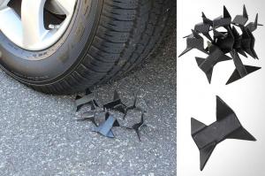 Caltrops Tashibishi: шипы для борьбы с автомобильными хамами
