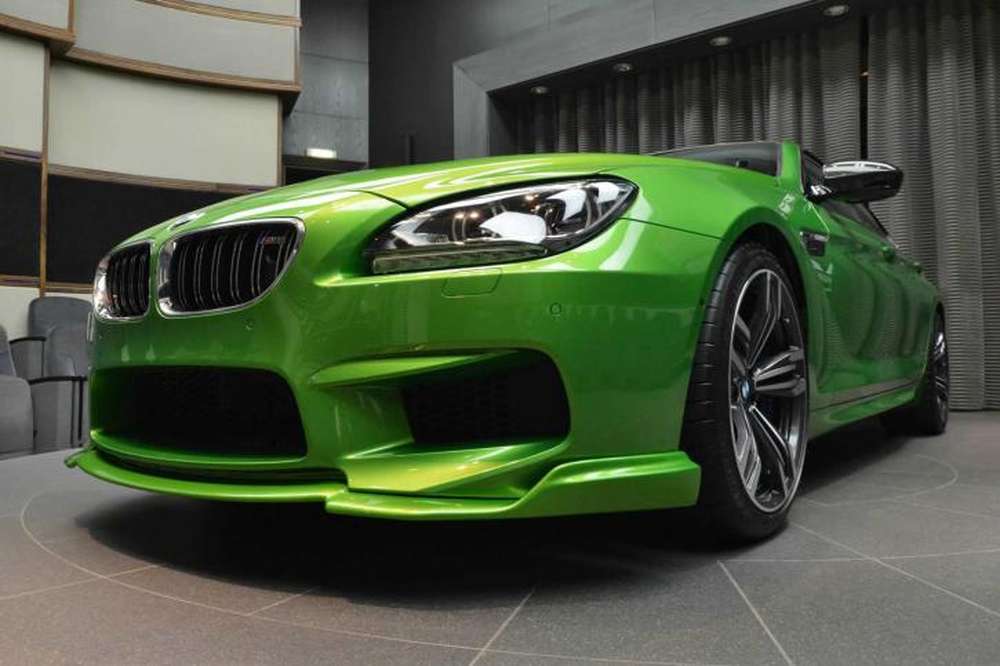 BMW m6 зеленая