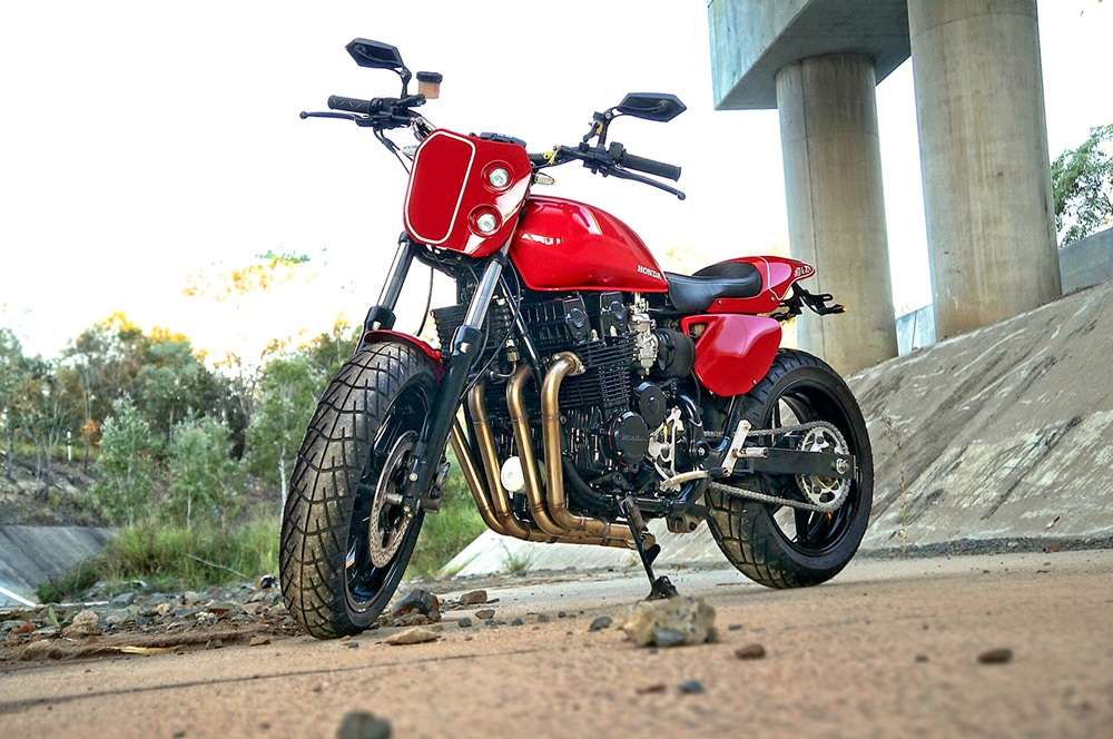 Австралийский кастом Honda CBX750 Tracker