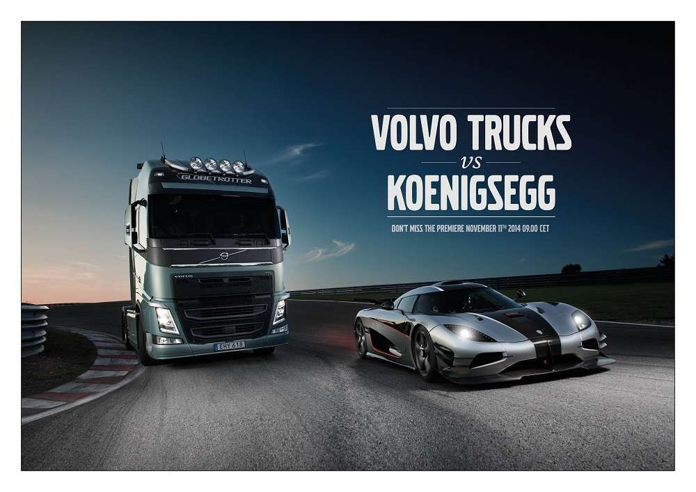 В Volvo Trucks выясняли кто сильнее – грузовик или мегакар