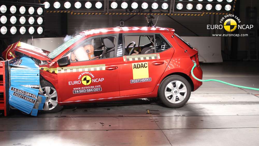 Новая Skoda Fabia прошла краш-тест на отлично