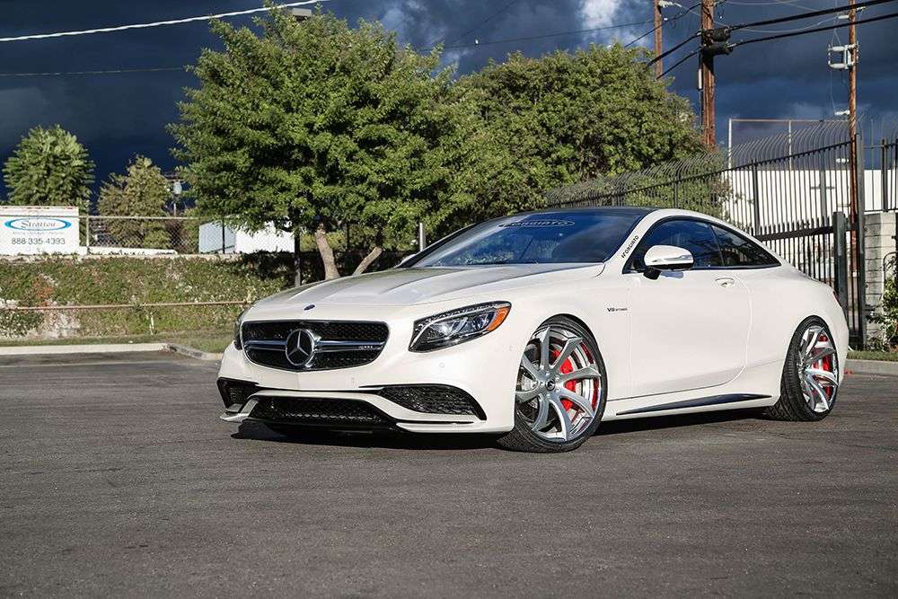 Mercedes-Benz S63 AMG Coupe примерил новые диски Forgiato Fondare-ECL