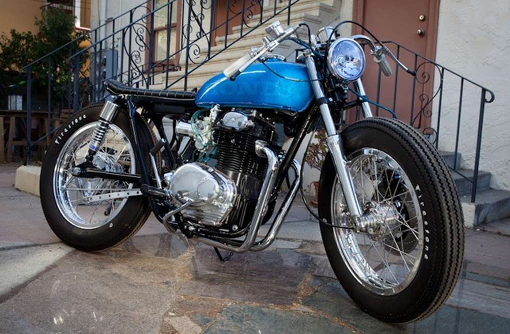 Брэт-кастом Honda CB350 Skyler