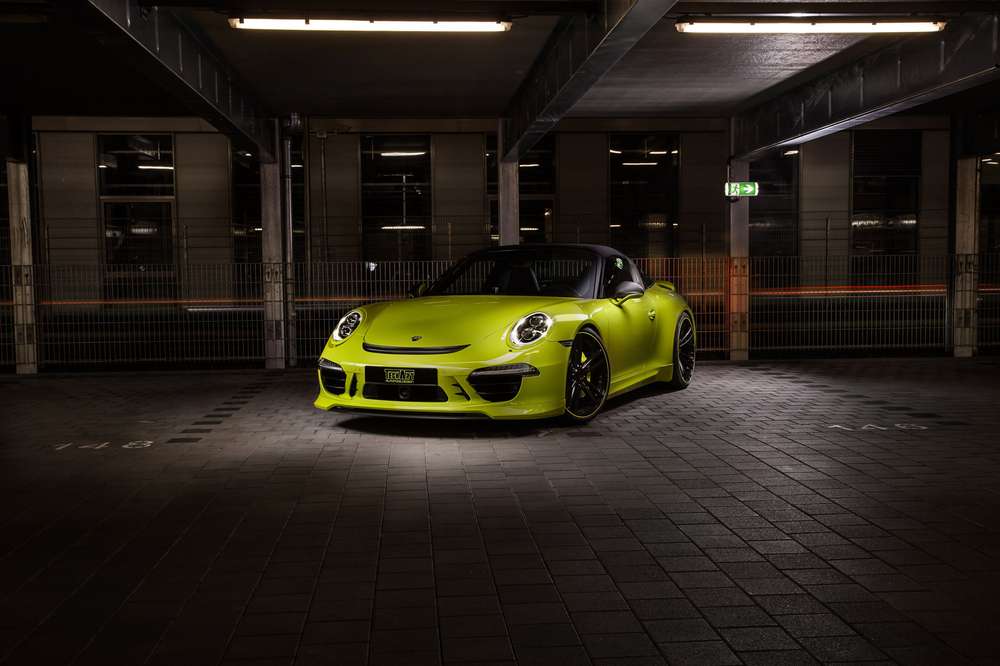Яркий Porsche 911 Targa: работа тюнеров TechArt