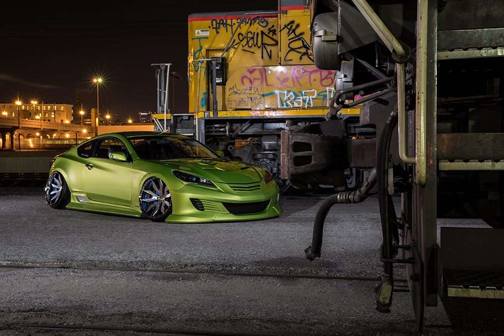 Шоу-кар Hyundai Genesis Coupe «посадили» на диски Forgiato Artigli-ECL