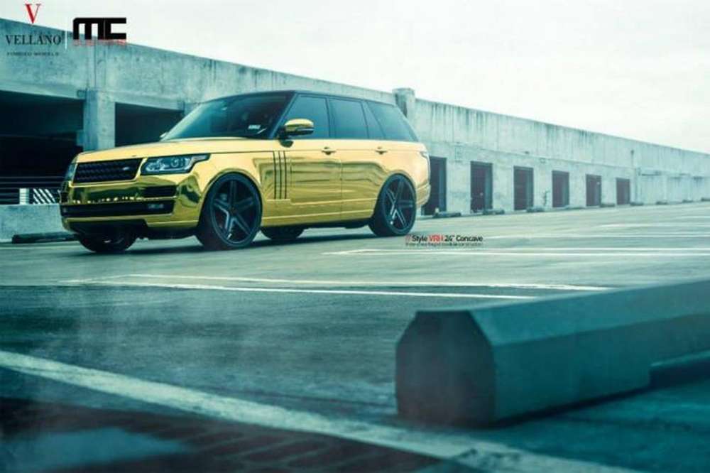 В MC Customs озолотили люксовый внедорожник Range Rover