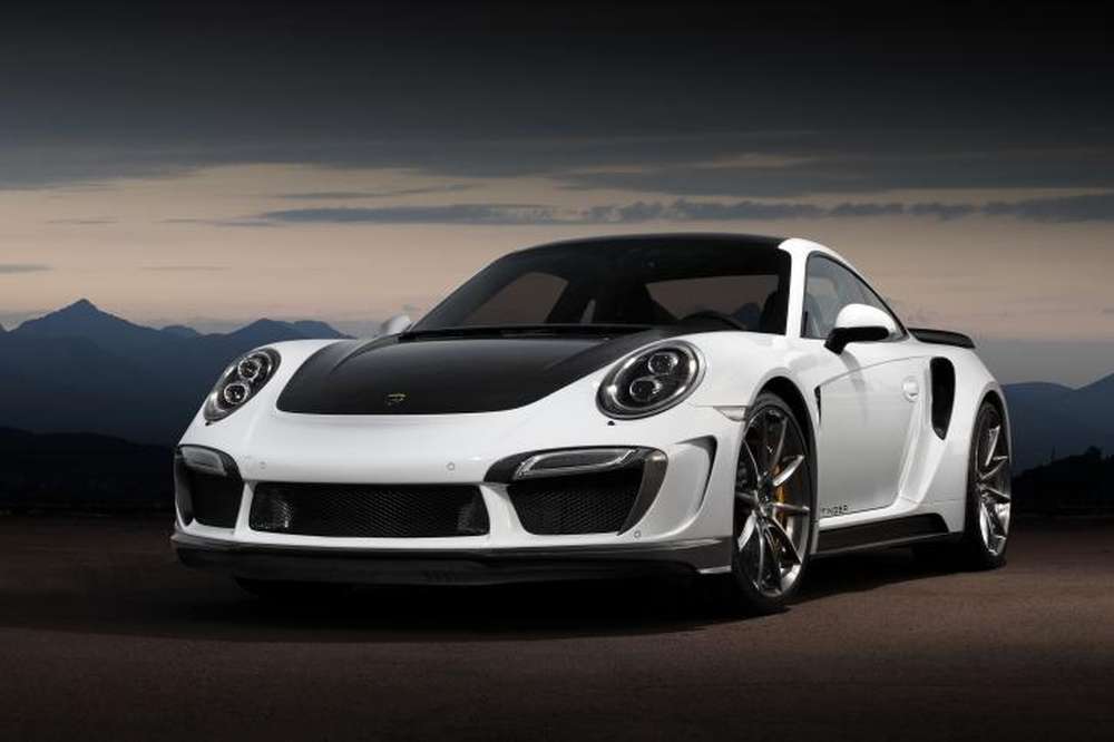 Porsche 911 в золоте - не роскошь, а средство передвижения