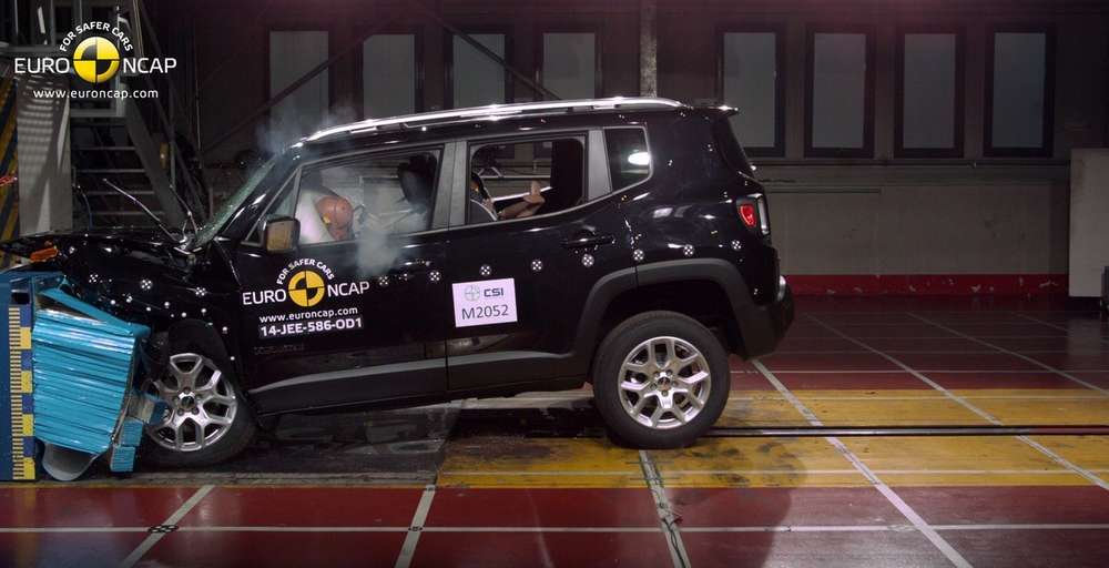 Комиссия Euro NCAP провела краш-тест кроссовера Jeep Renegade