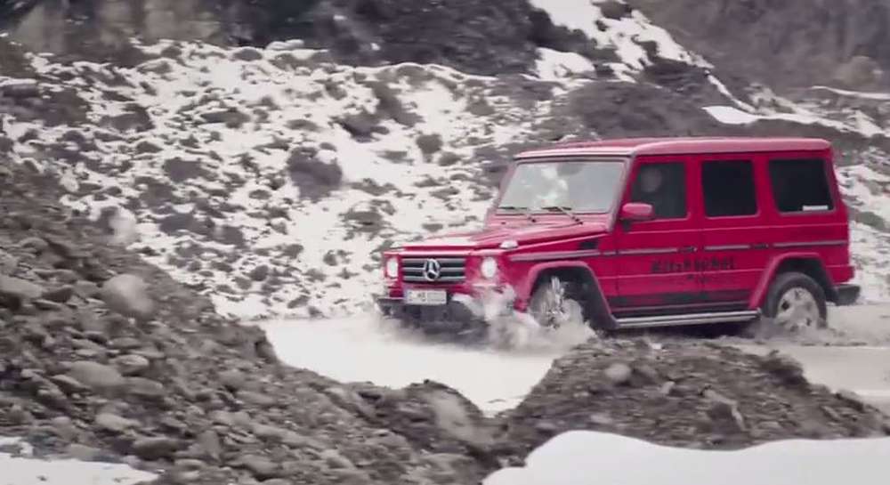 Внедорожные тесты от Mercedes-Benz