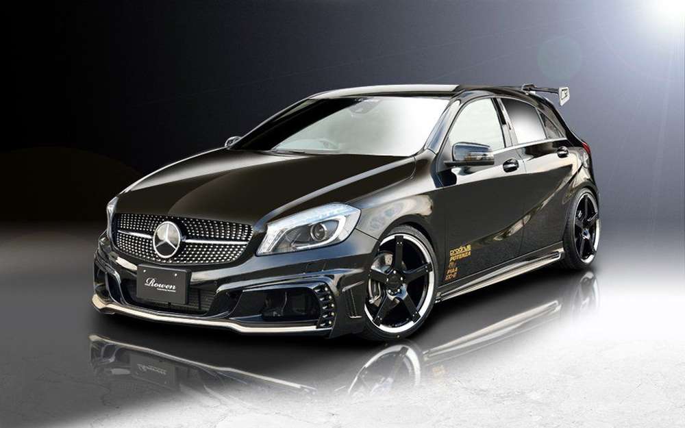 Ателье Rowen Japan тюнинговало Mercedes A-Class в кузове W176