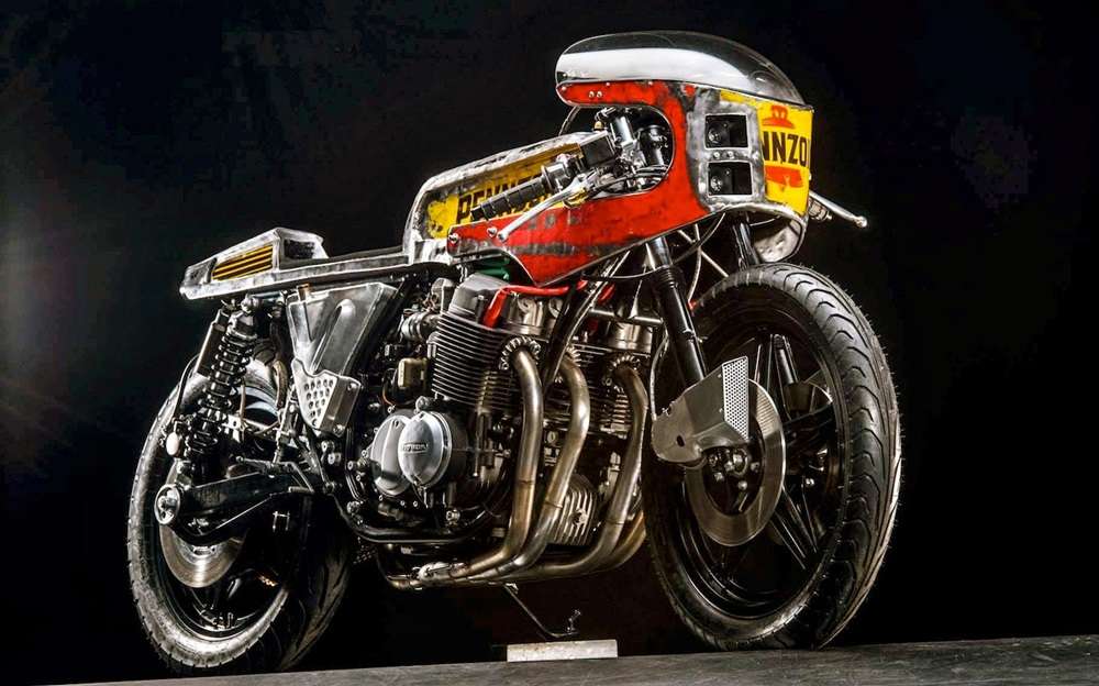 Рэт-кастом Honda CB750 из старого хлама