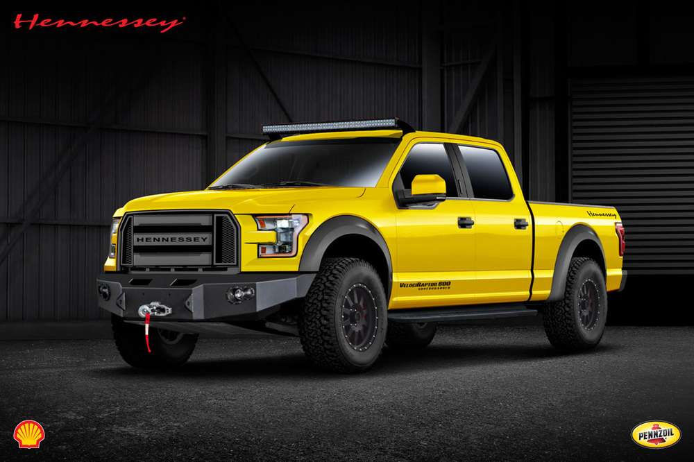 В ателье Hennessey превратили Ford F-150 в Велоцираптор