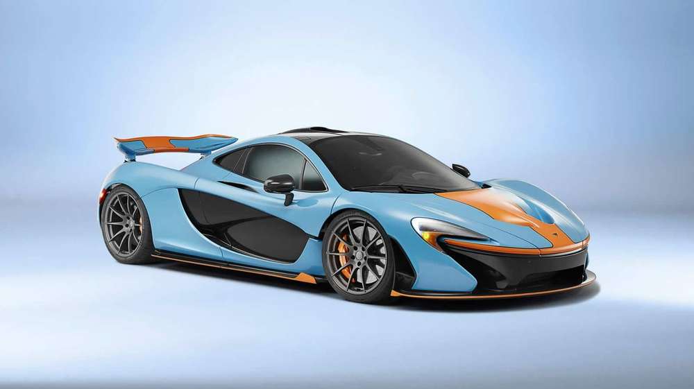 Оранжево-голубой супергибрид McLaren P1