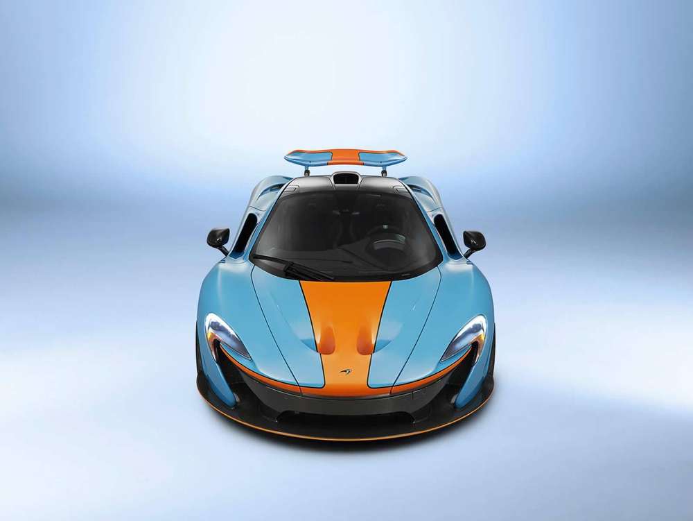 MCLAREN p1 РіРѕР»СѓР±РѕР№