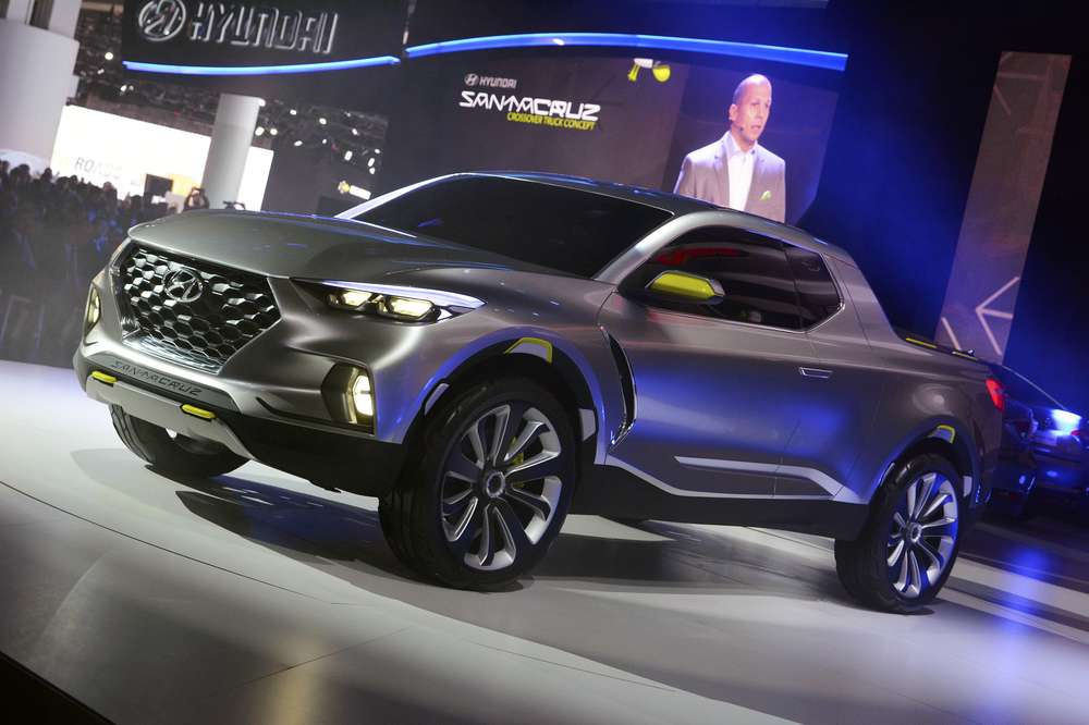 Hyundai привез в Детройт неамериканский пикап