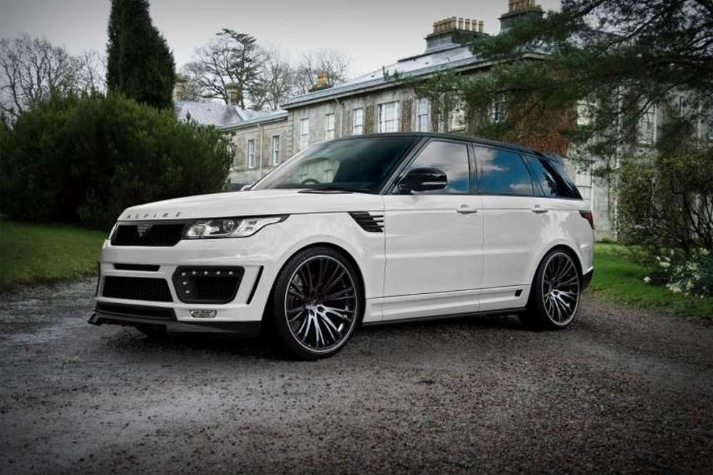 Черно-желтый тюнингованный Range Rover Sport от Aspire Design