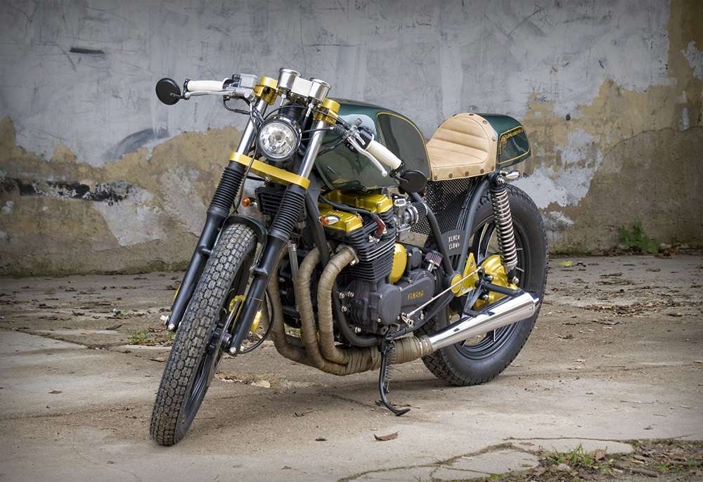 Black Cloud Yamaha XJ650 – кафе рейсер в стиле Ford Mustang