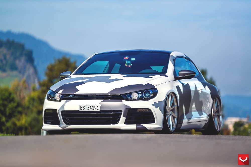 На базе VW Scirocco R в Vossen Wheels создали интересный проект