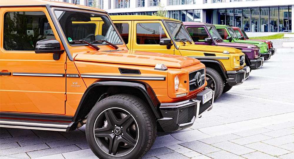Mercedes-Benz предлагает «сумасшедшие цвета» для внедорожников G-Class