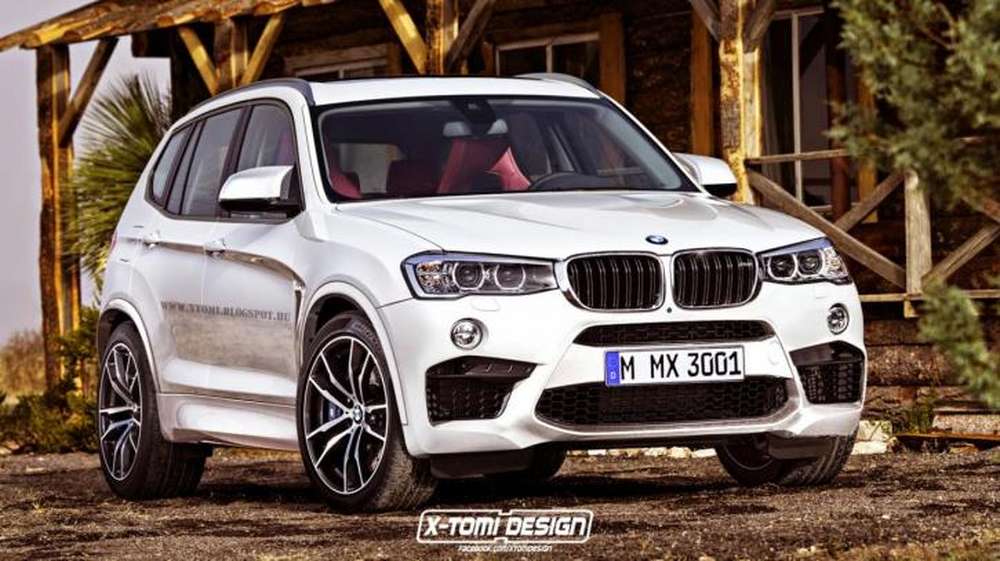Художественная фантазия на тему нового BMW X3 M