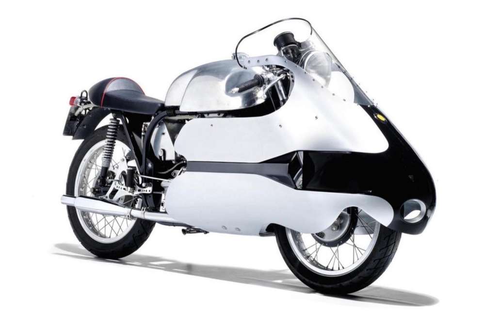 Винтажный спортбайк Norton-Velocette Dustbin