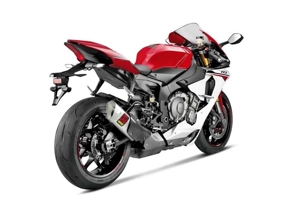Yamaha YZF-R1 2015 обзавелась новым глушителем Akrapovic