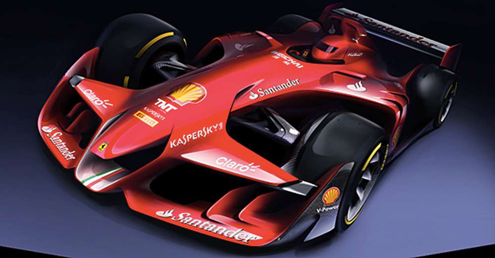 Ferrari показала концепт футуристического болида F-1