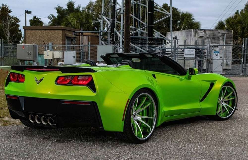 Chevrolet Corvette c7 Stingray Green