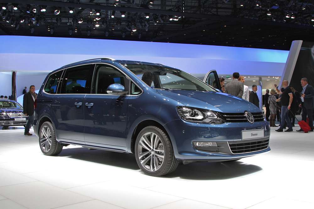 На Женевском автосалоне засветился обновленный Volkswagen Sharan